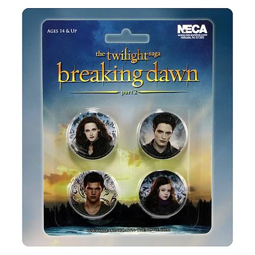 Twilight Breaking Dawn Part 2 Cast Pin 4-Pack